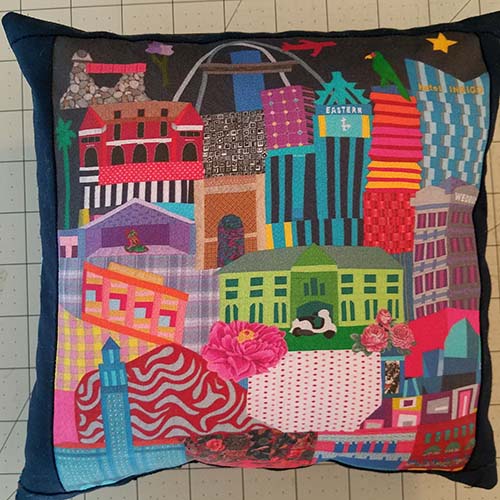 Gefilte Quilt Los Angeles II A Modern City Quilt