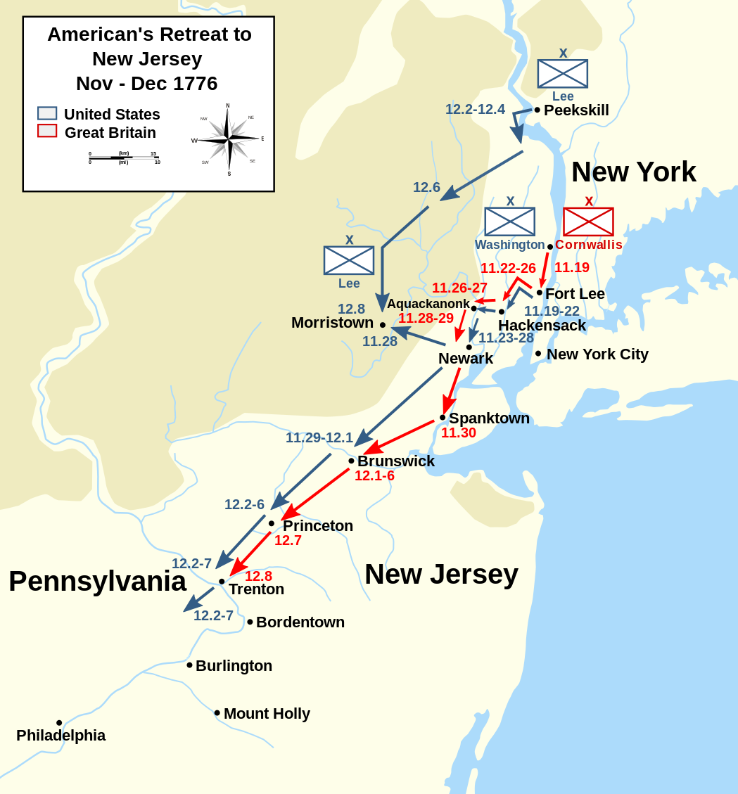 American Revolution Podcast Episode 117 Retreat Across New Jersey