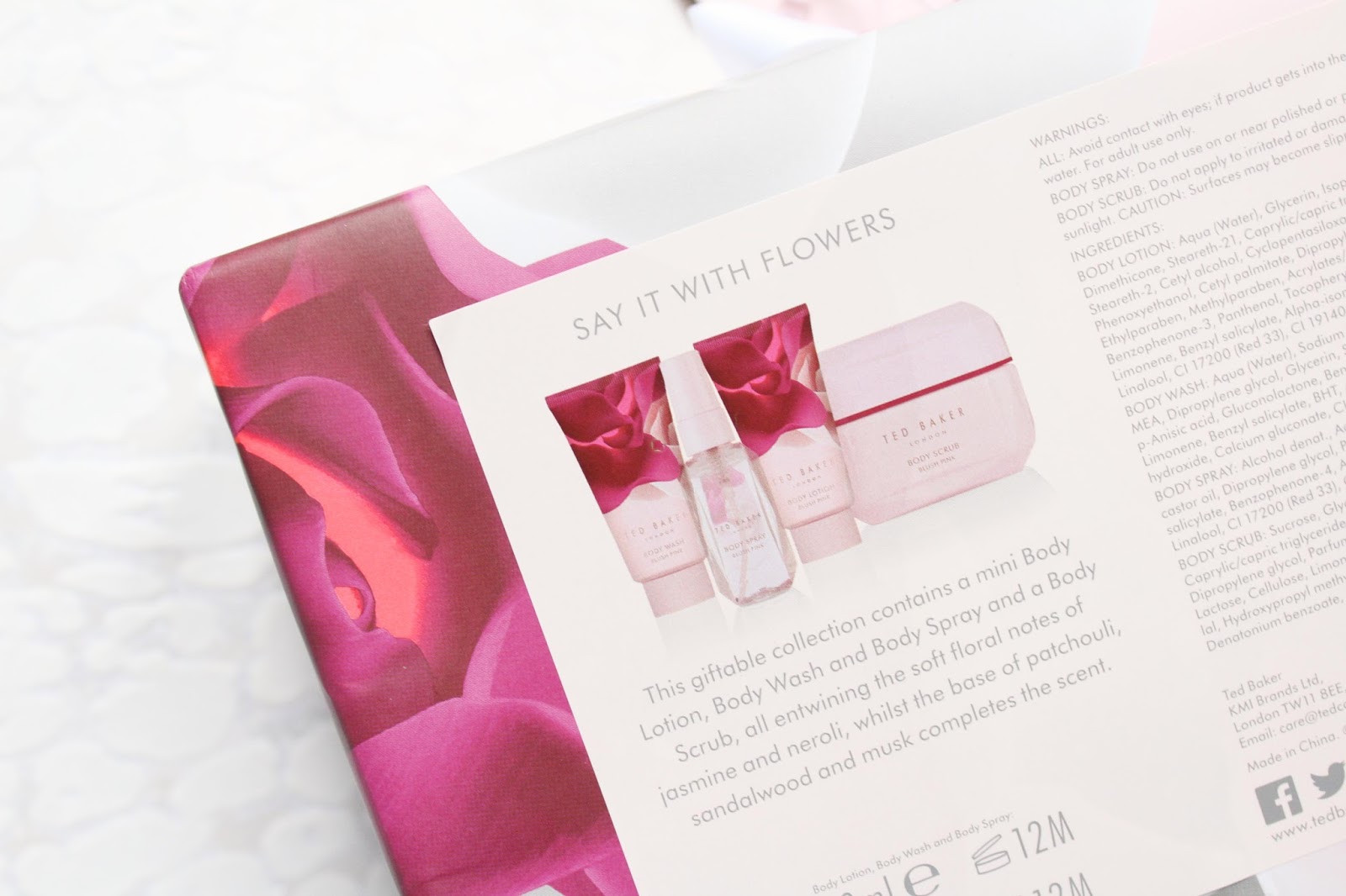 Ted Baker Say It With Flowers Set & Lip Balm — Hannah Heartss