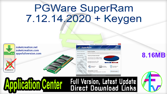 PGWare SuperRam 7.12.14.2020 + Keygen