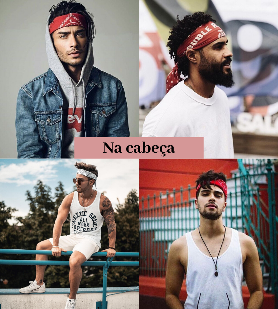 Saiba como usar bandana no seu estilo de forma simples +20 inspirações