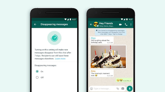 Introducing disappearing messages on WhatsApp