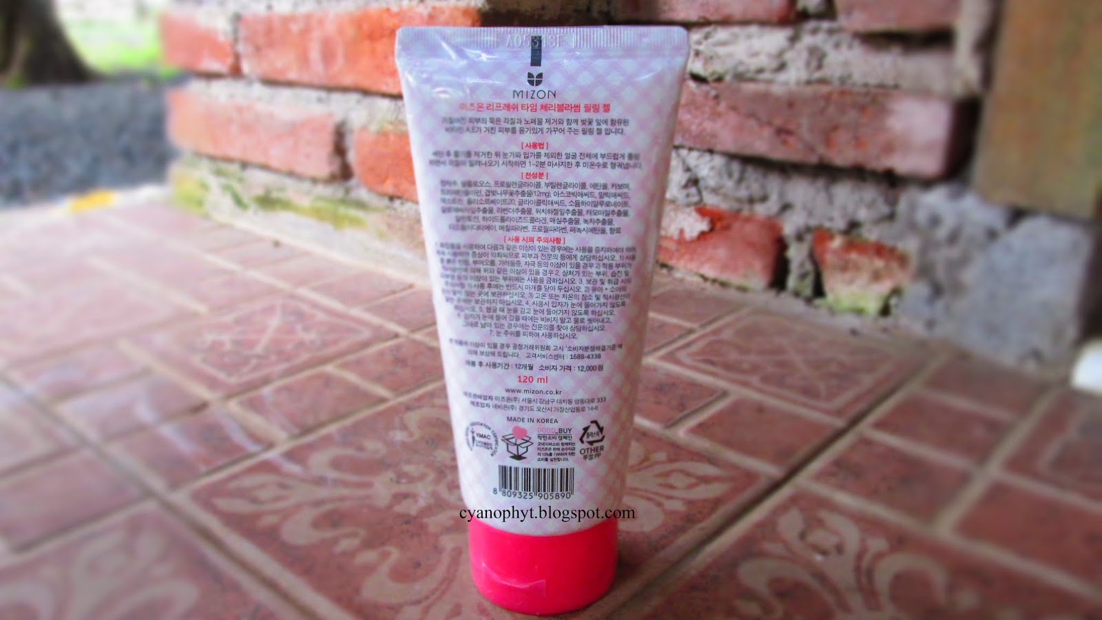 Review: Mizon Fresh Time Peeling Gel Cherry Blossom - Cyanophyta�s