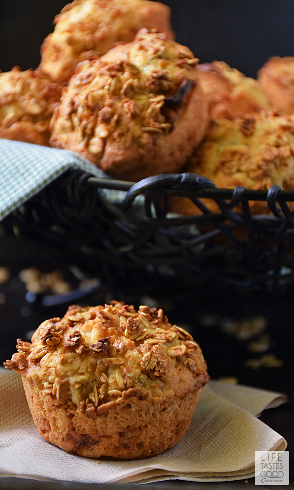 Crunchy Granola Muffins Life Tastes Good