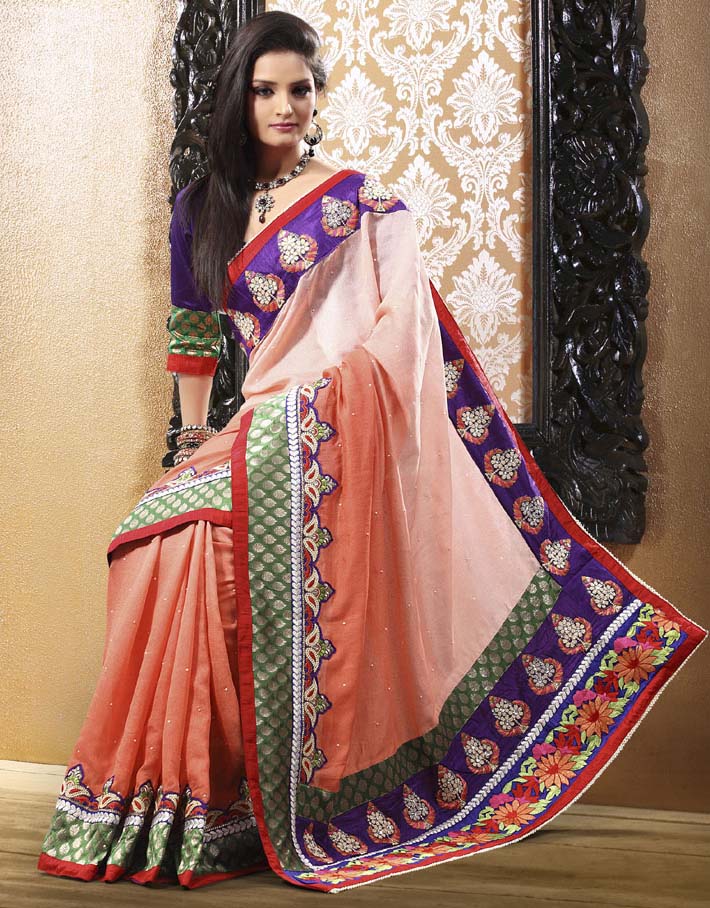 Embroidery Designs 41 (Latest Fancy Sarees)