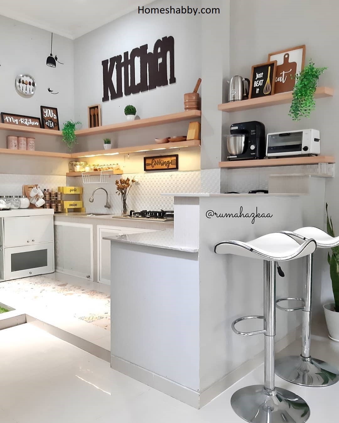 Kumpulan Desain Dapur Menyatu Dengan Ruang Makan Ukuran 3 x 2.7 Tampil