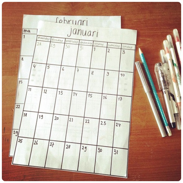 Catena lichten procedure By MiekK: DIY Kalender 2016