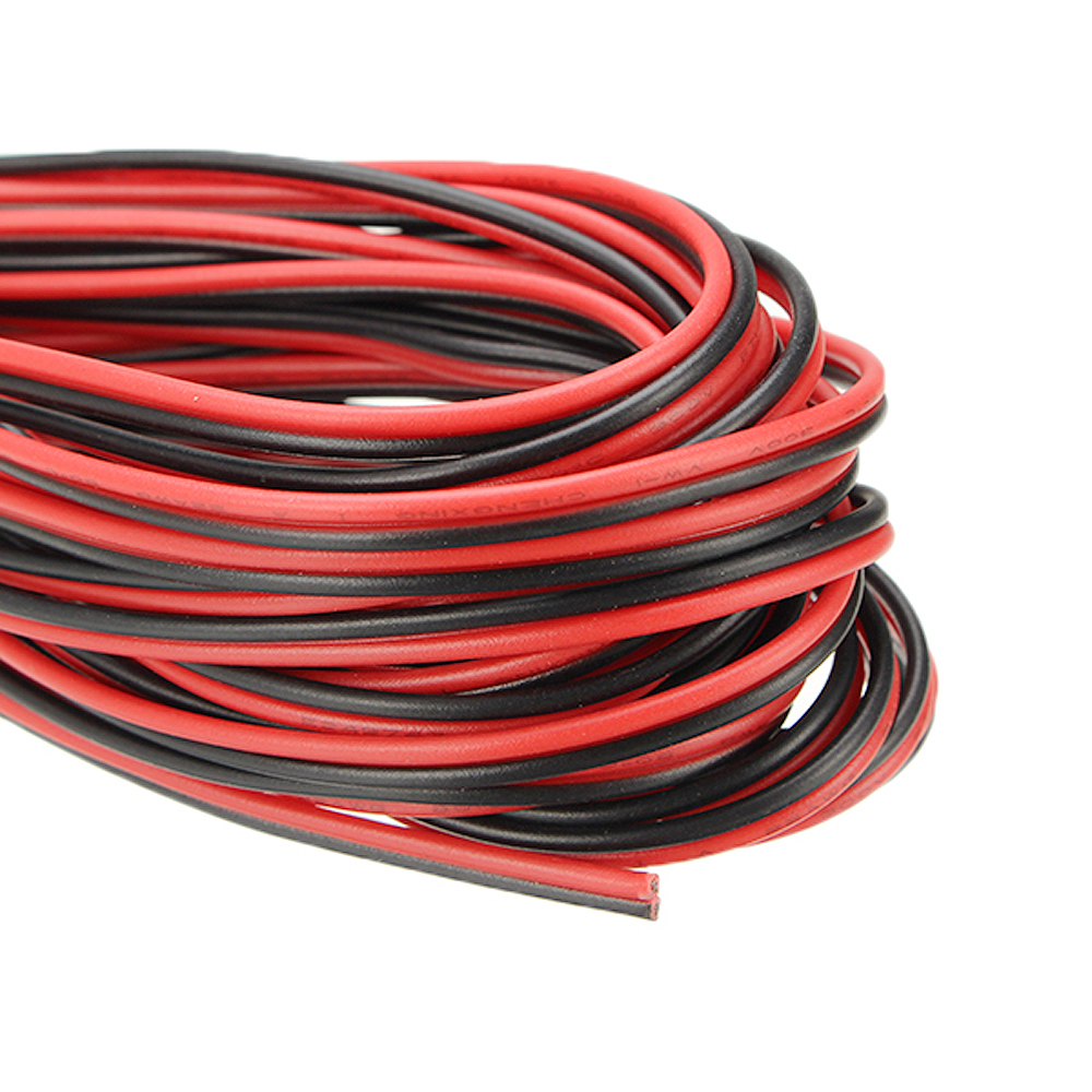 Cable Wire Black and Red Extension Cord for Led Strips Car Moto Hown