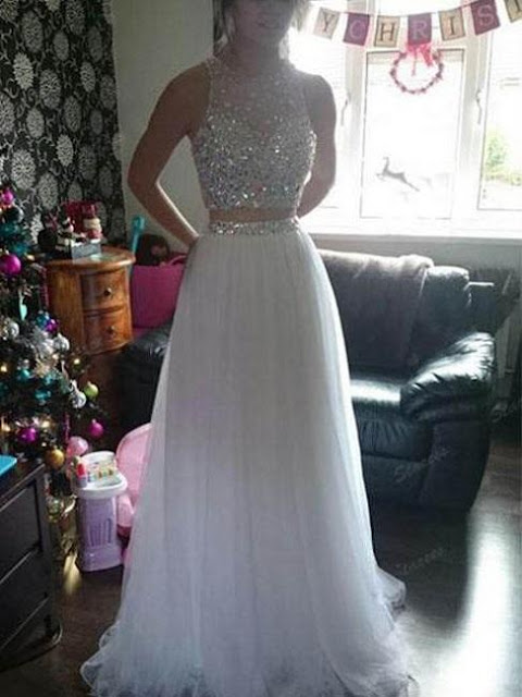 White-Two-Piece-Long-Tulle-Prom-Dress