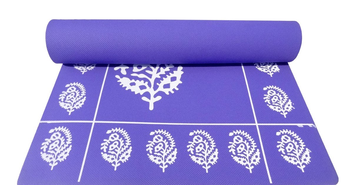 Matsindia Offers New Floral Design of Yoga Mats