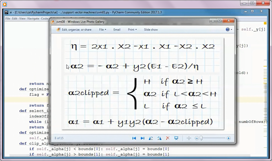 Prototype Project: Support Vector Machines (SVM) w/ Sequential Minimal ...