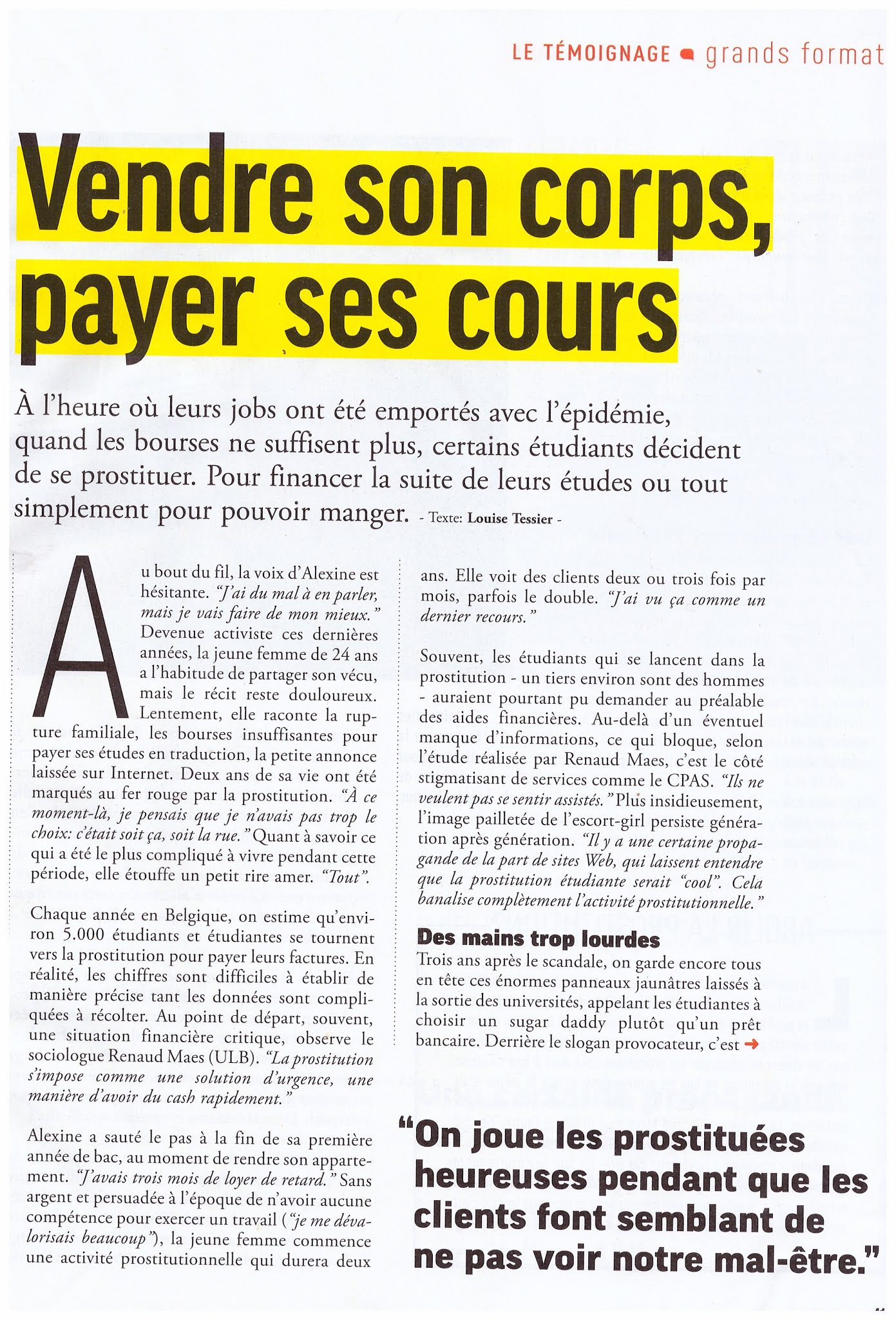 prostituées heureuses