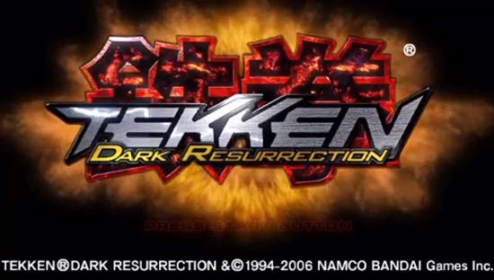 Tekken Dark Resurrection PSP ISO Download Game PS1 PSP