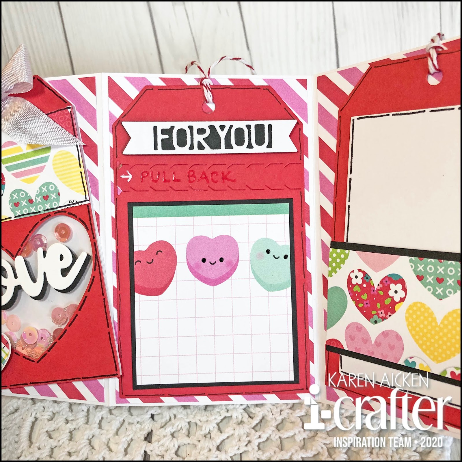 Painted Mountain Cards Accordion Shaker Zip Gift Card Holder