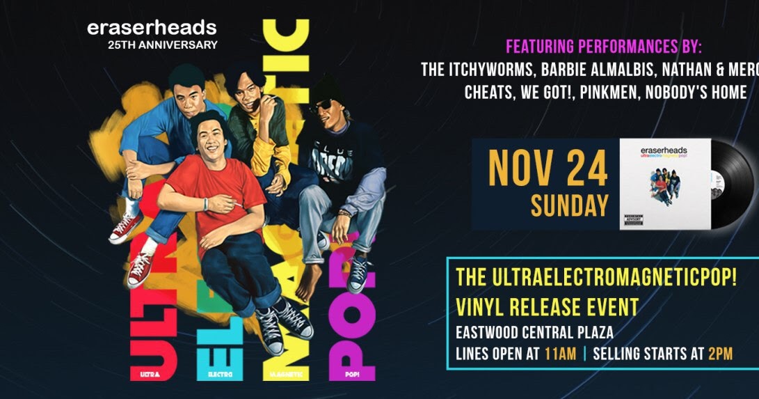 Celebrate The Eraserheads’ Legacy with Vinyl