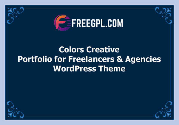 Colors Creative – Portfolio for Freelancers & Agencies WordPress Theme Free Download