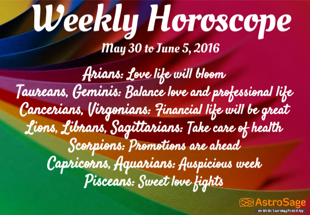 Weekly horoscope for this week is here.