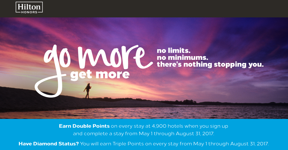 Frequent Flyer Bonuses Hilton Honors Double Points On All Stays As The Month Of April Wraps Up So Does Cur Systemwide Hilton Honors Bonus 2 000 Points Per Night Good News Is There No Gap Between That