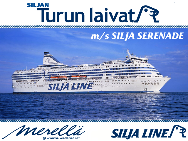 Merellä @  : Siljan Turun laivat - m/s Silja Serenade