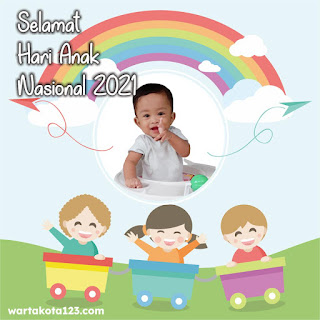 Kumpulan Contoh Link Twibbon Hari Anak Nasional 2021, 23 Juli 2021