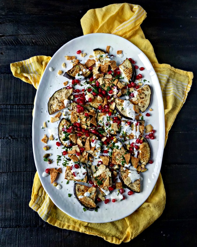 Mango & Tomato Eggplant Fetteh Syria Recipes From Home Cookbook