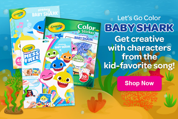 kids dealz baby shark coloring books now at crayola