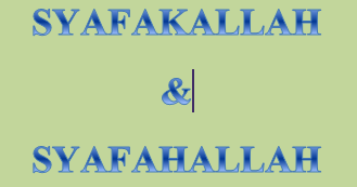 Syafakillah