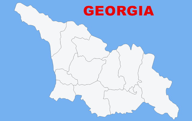 image: Georgia Blank Map Chart