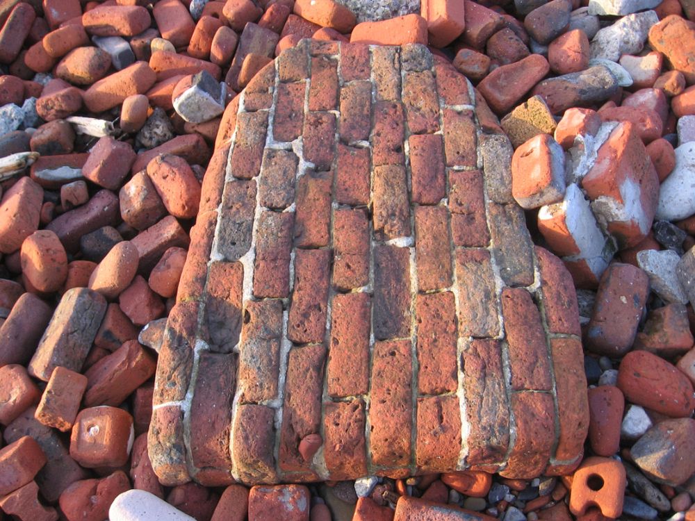 Crosby Beach rubble