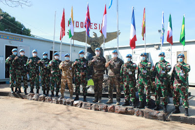 FCR CO UNIFIL Kunjungi Markas Indobatt