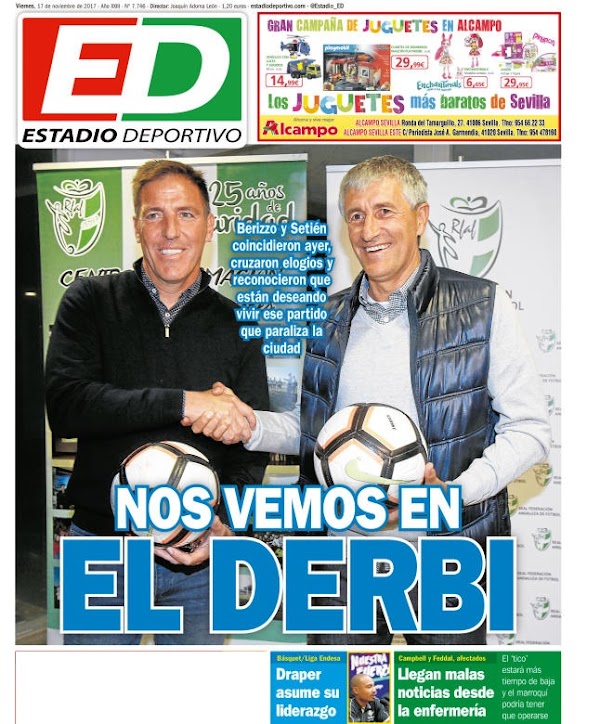 Betis, Estadio Deportivo: "Nos vemos en el derbi"
