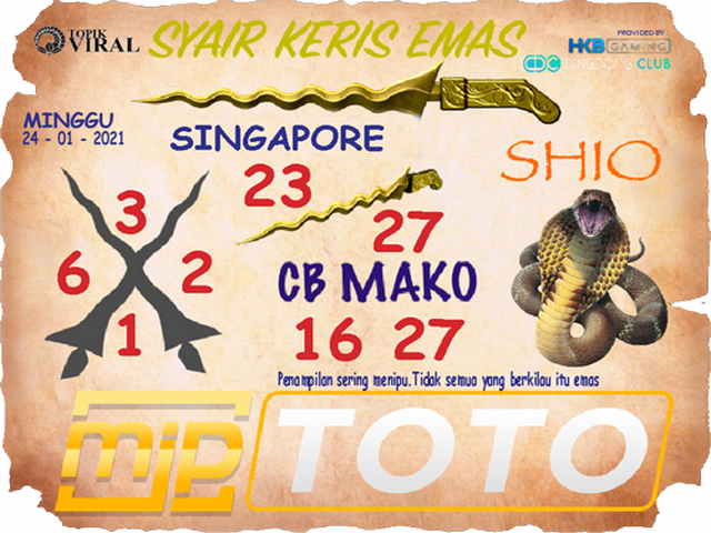 PREDIKSI singapura