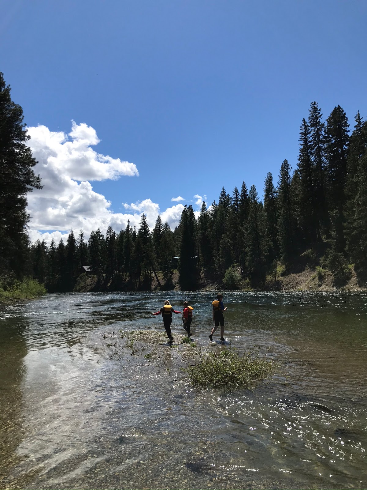 Our Family MidMay Weekend River Float, Leavenworth, Bike Park