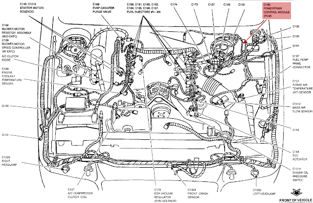 1995 Mercury Grand Marquis Engine Diagram - Automobile Components Parts