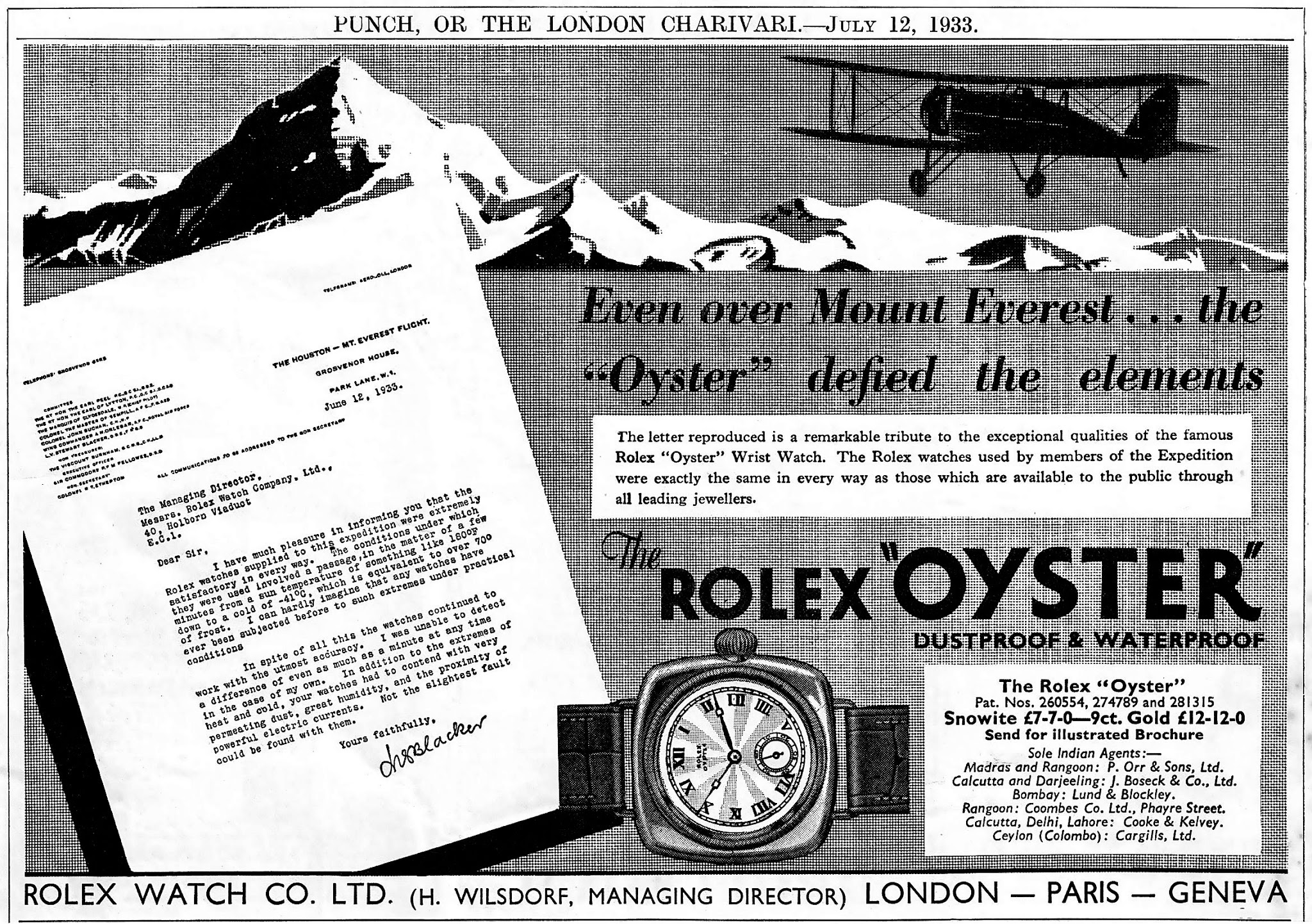 Welcome to RolexMagazine.com...Home of Jake's Rolex World Magazine..Optimized for iPad and iPhone: Stewart Blacker First Expedition To Fly Over Mount Everest
