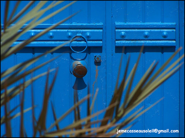 Porte bleue à Timimoun