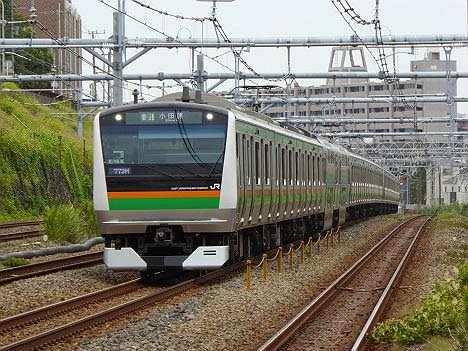 東海道線　普通　小田原行き　E233系