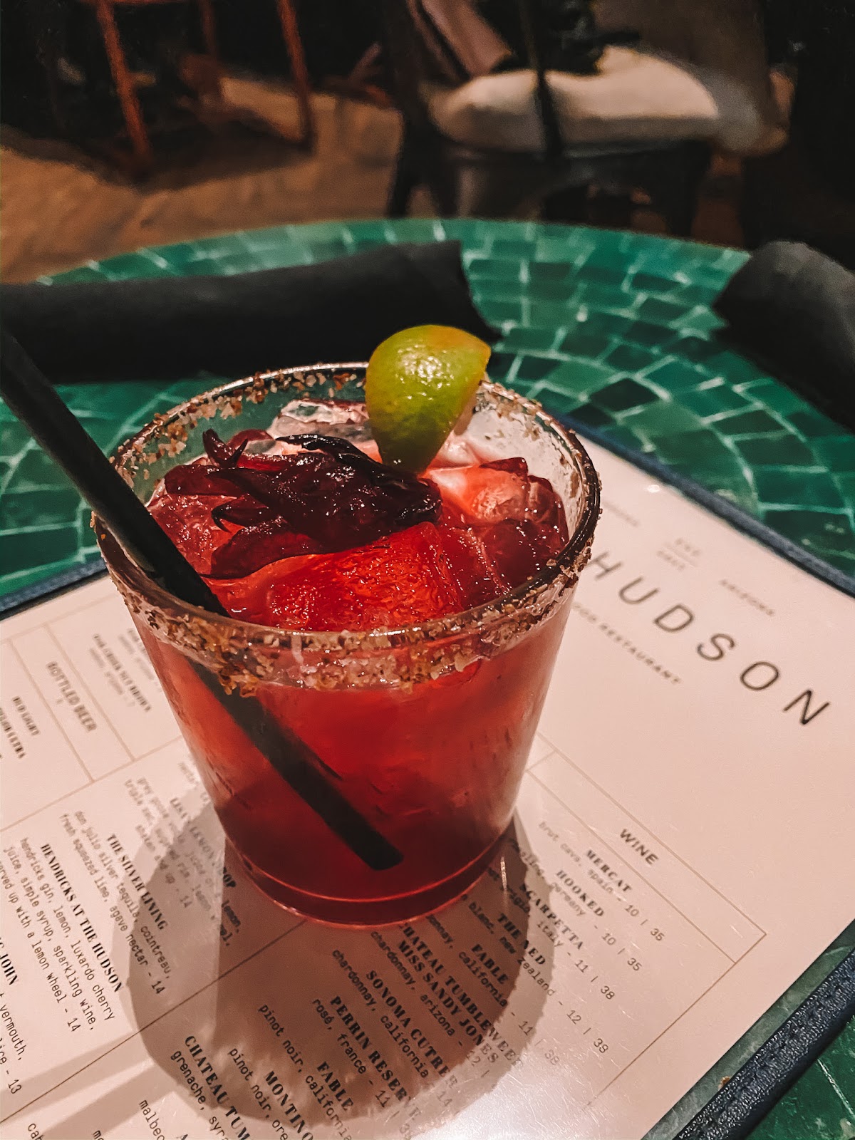 the spicy margarita at The Hudson in Sedona gets all the stars! 