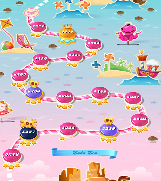 Candy Crush Saga level 8226-8240 Candy Crush Saga level 8226-8240