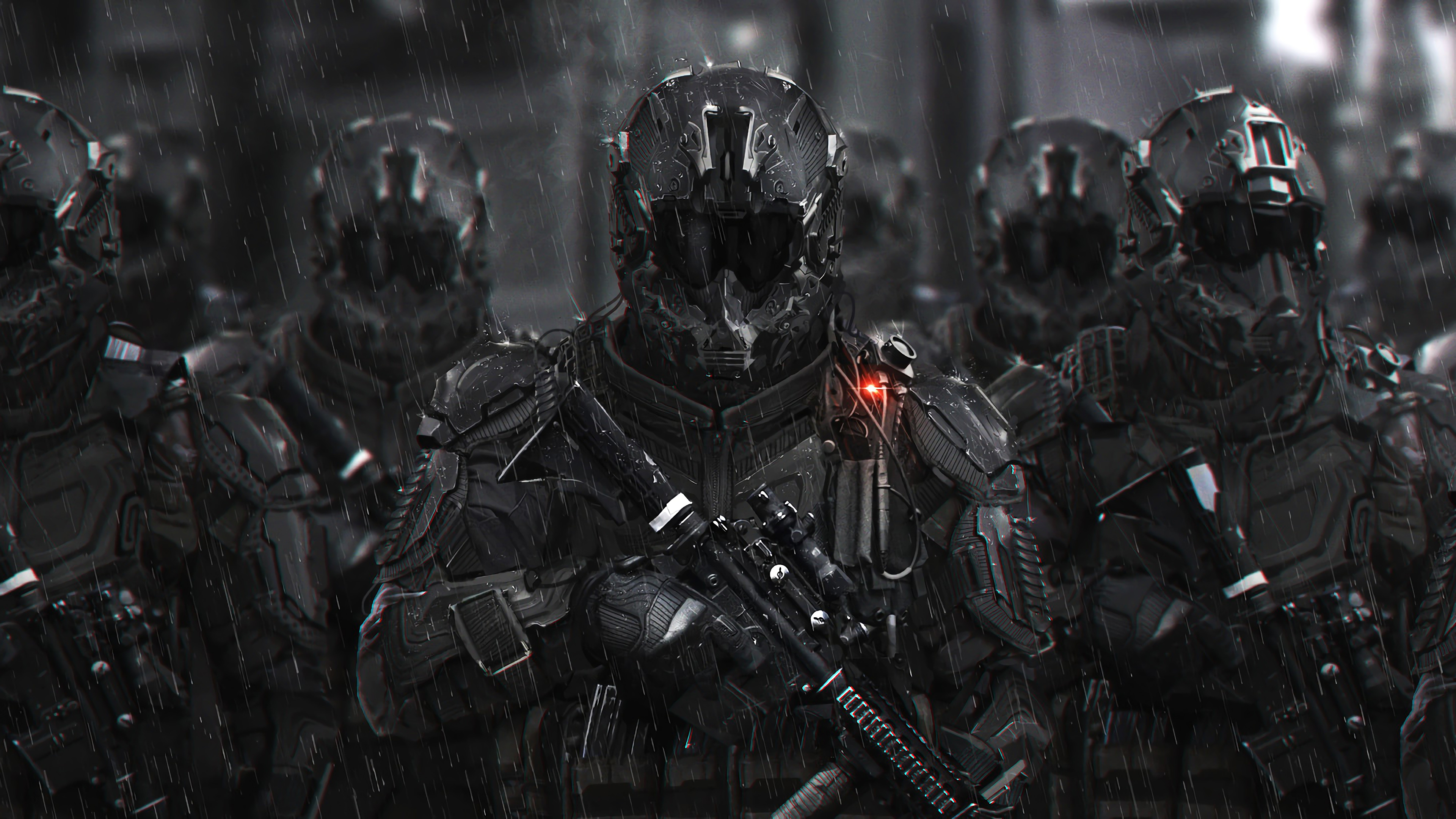 Sci-Fi, Soldier, 4K, 3840x2160, #4 Wallpaper PC Desktop