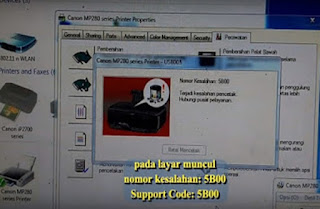 Download Resetter Canon MP237 Error 5B00