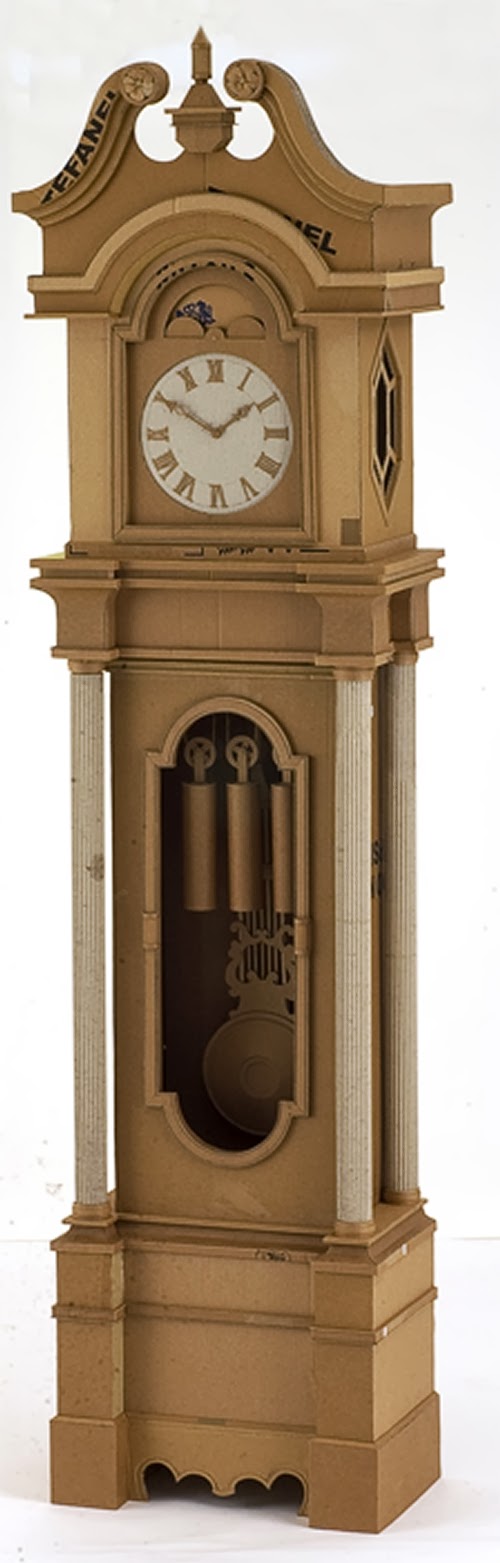 20-Grandfather-Clock-Life-Size-Chris-Gilmour-Cardboard-Sculptures-www-designstack-co