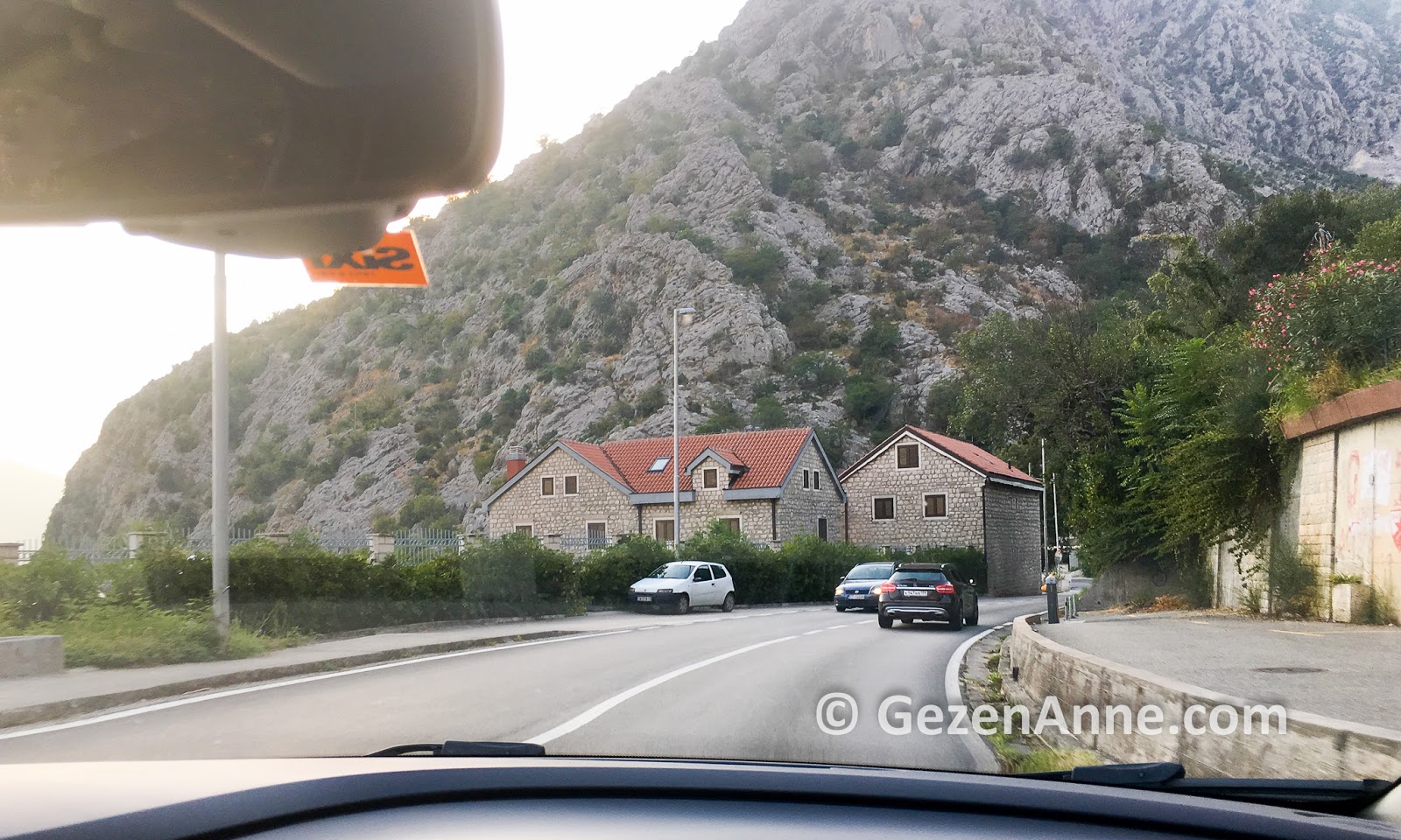 The roads in Montenegro on our Balkans road trip