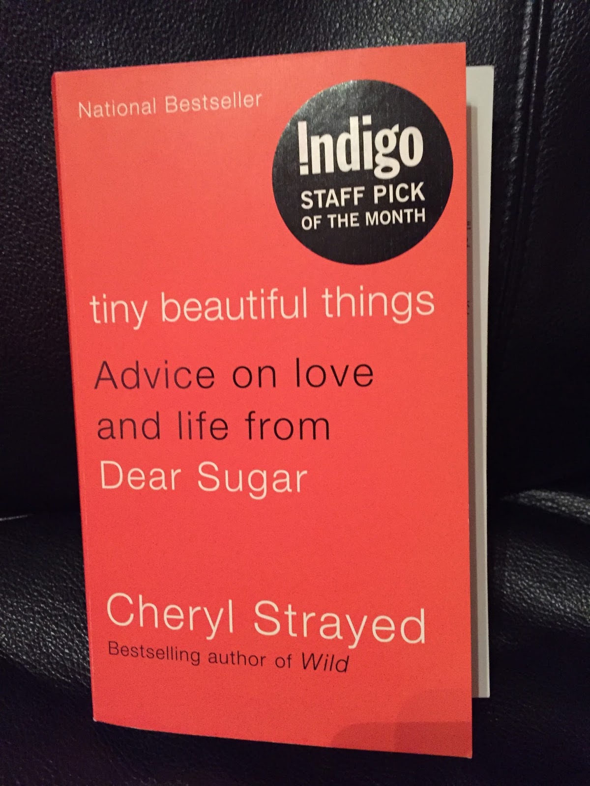 i like to cook Book Club tiny beautiful things by Cheryl Strayed