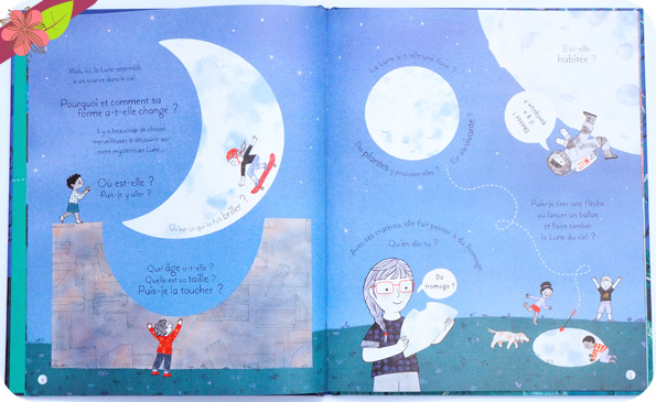Mon grand livre illustré La Lune - Usborne