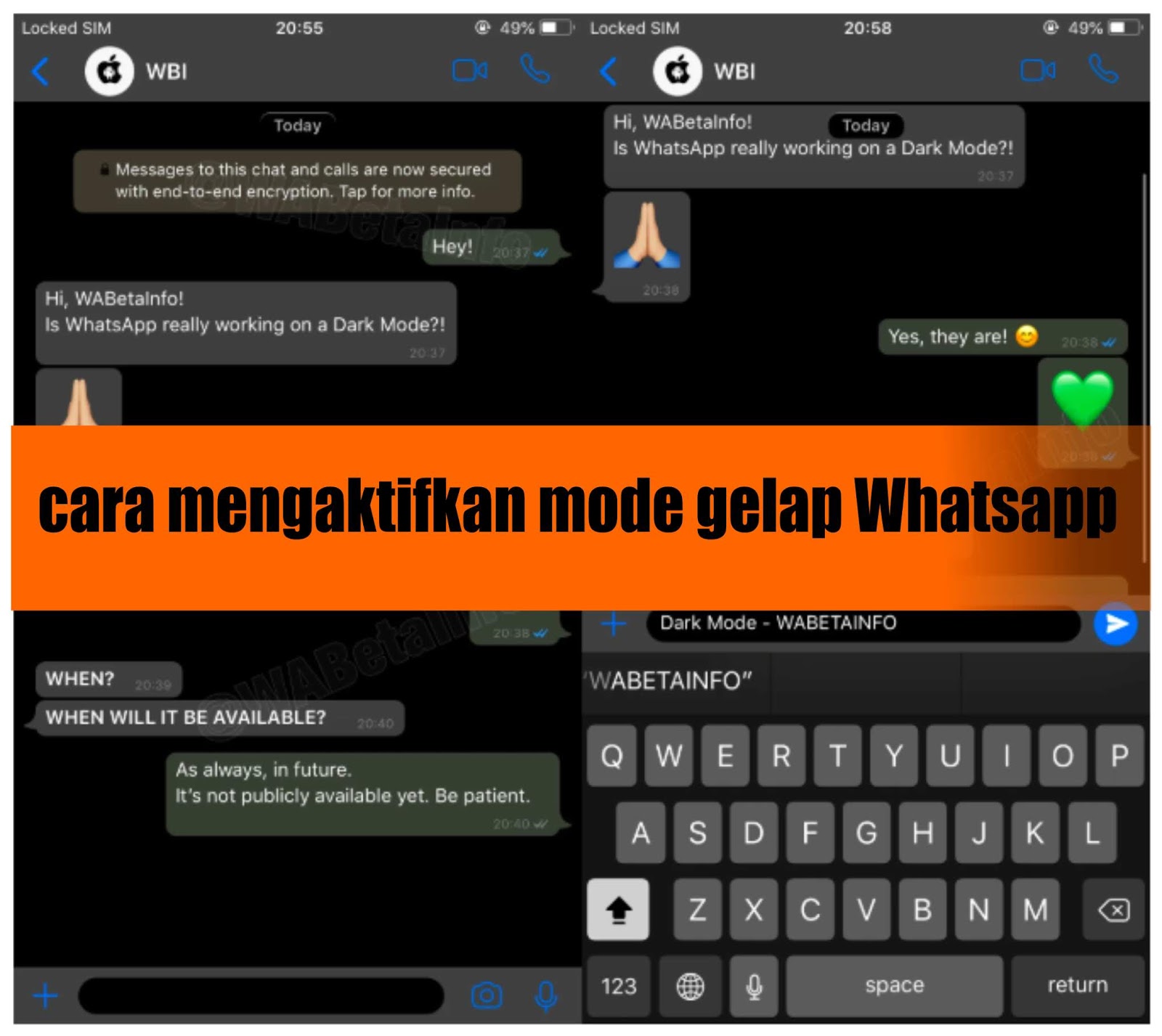 29+ Cara Mengaktifkan Mode Gelap Di Wa Prosedur