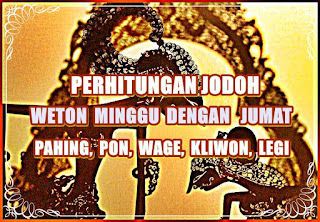 jodoh weton minggu dengan jumat - kanalmu