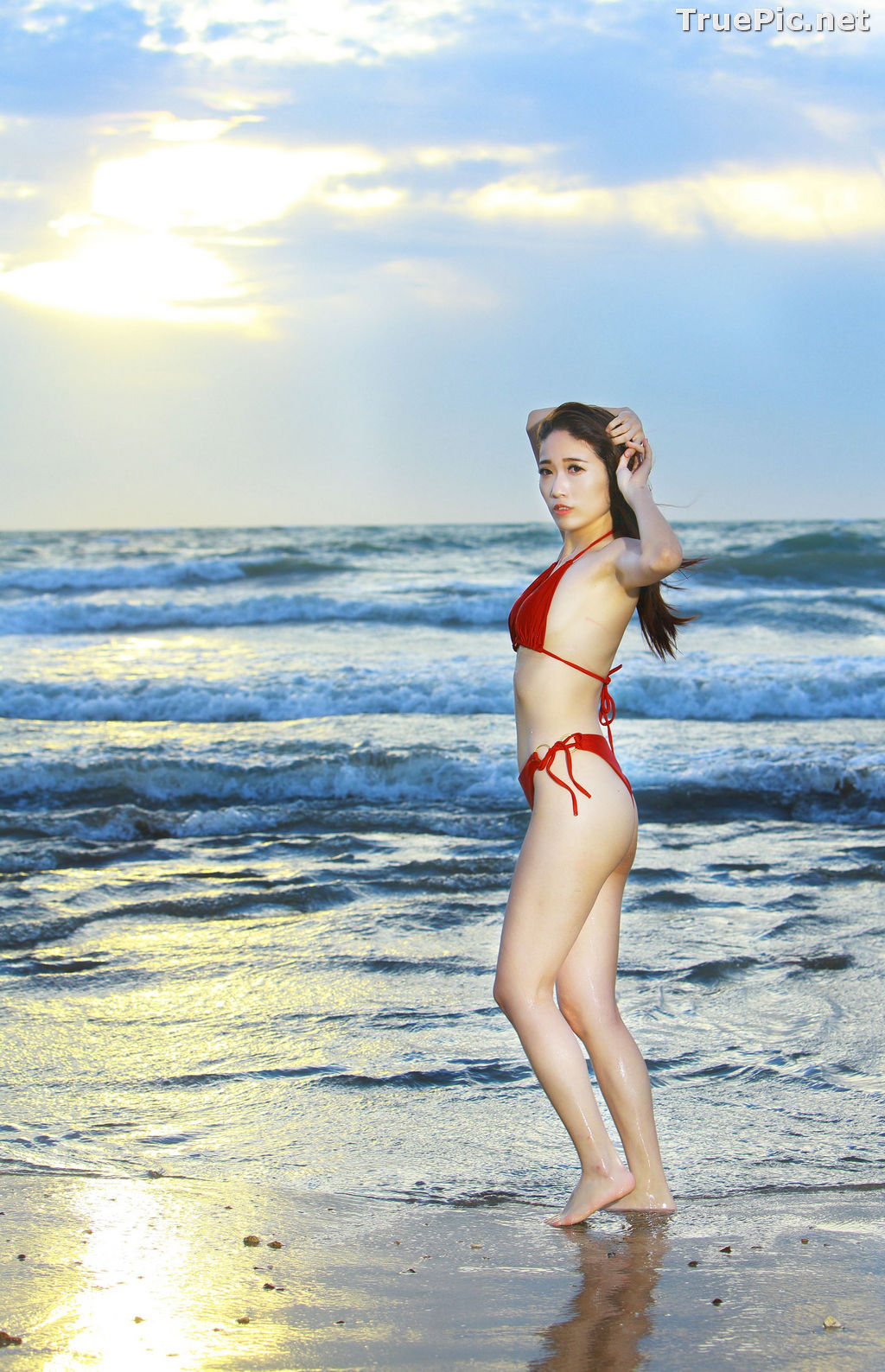 Image Taiwanese Model - Kuma - Beautiful Sexy Bikini Girl Under Sunset - TruePic.net - Picture-55