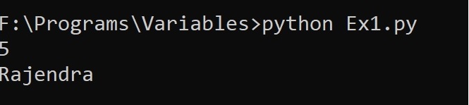 Python For All: Variable