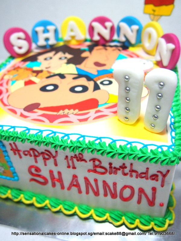The Sensational Cakes: Crayon Shin Chan Cake Singapore / Feedback /蜡笔小新